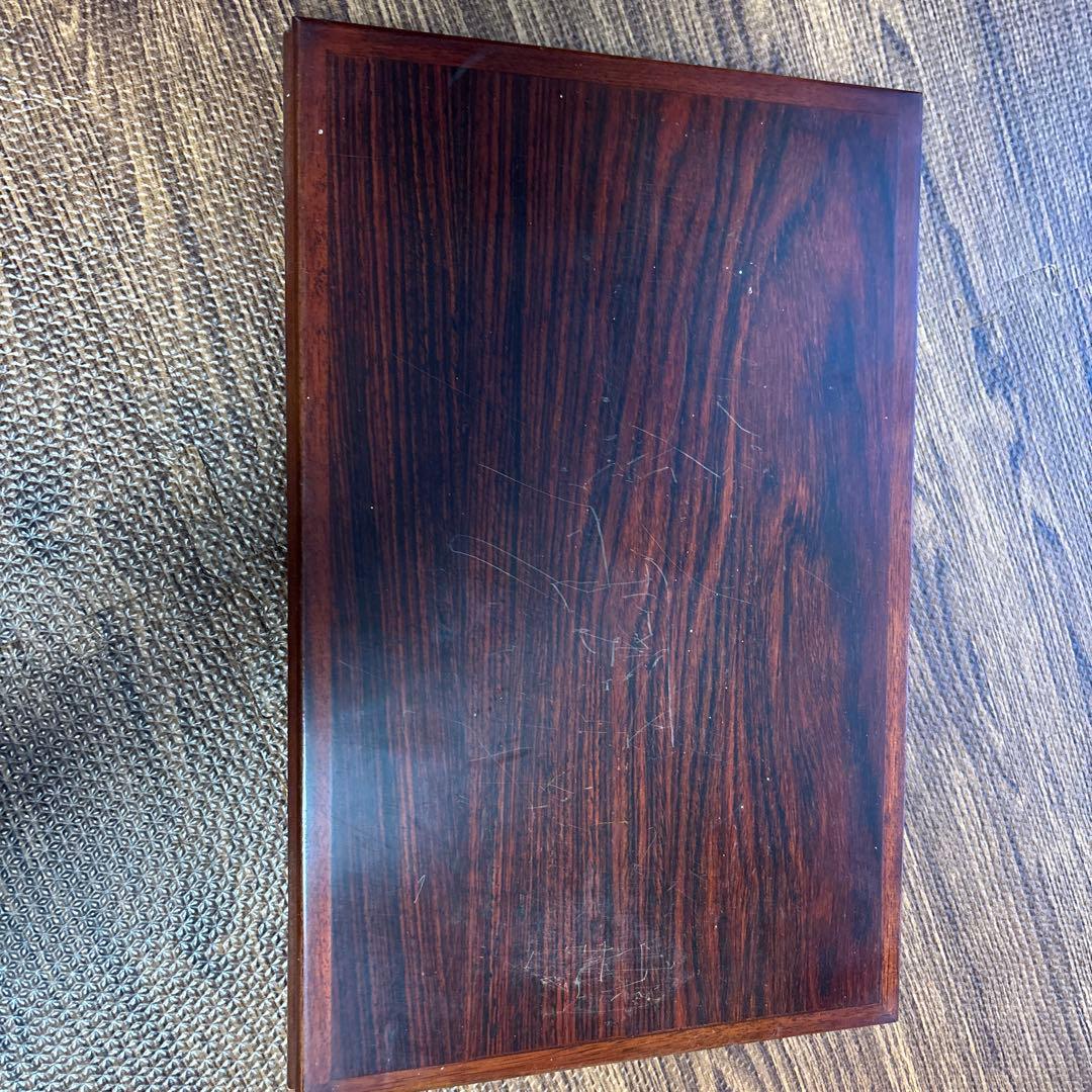 縁起物　七福神　木彫り　置物　台付き