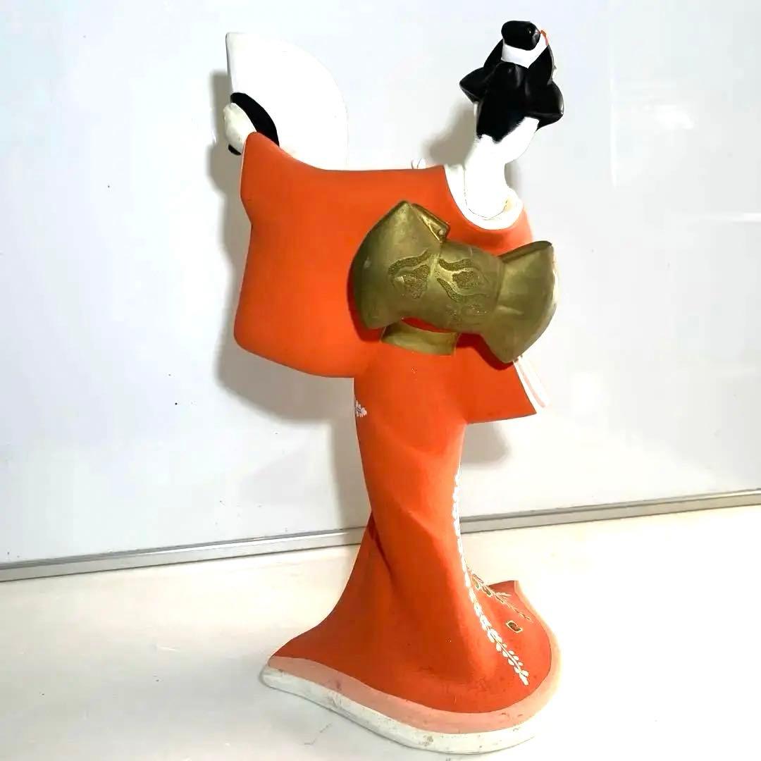 藤献上【博多人形】美人物　　　　　　（立姿）中古