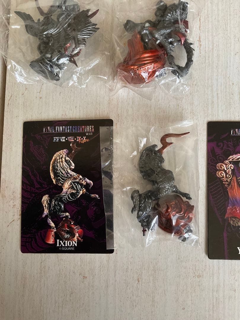 FF クリーチャーズ　フィギュア　メタリックバージョン9個セット