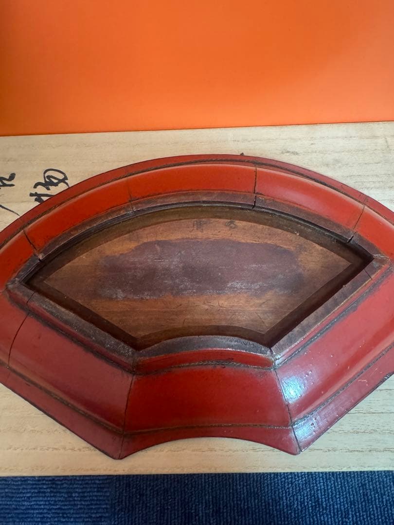 1738  唐物扇面盆　唐子遊戯の図　時代物