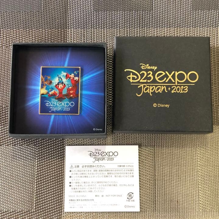 Disney D23 Expo japan 2013 非売品ピンバッチ