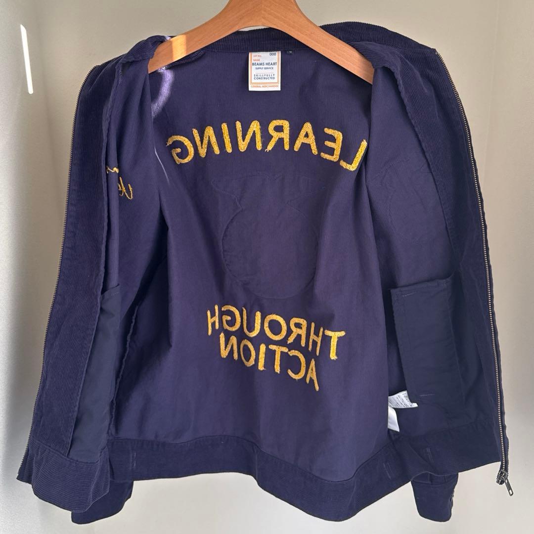BEAMS HEART \"FFA ジャケット\" 復刻モデル パープルネイビー