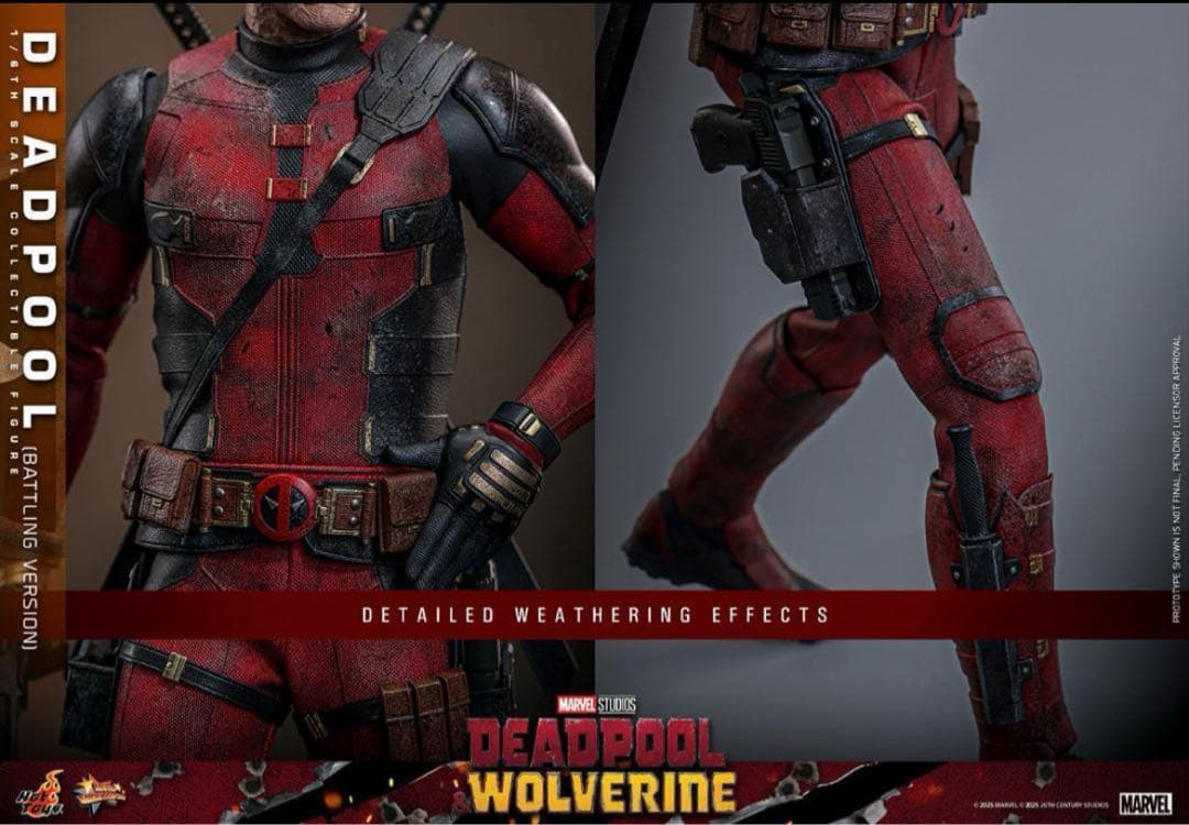 ホットトイズ 1/6 デッドプール ＆ ウルヴァリン バトル版 MMS782