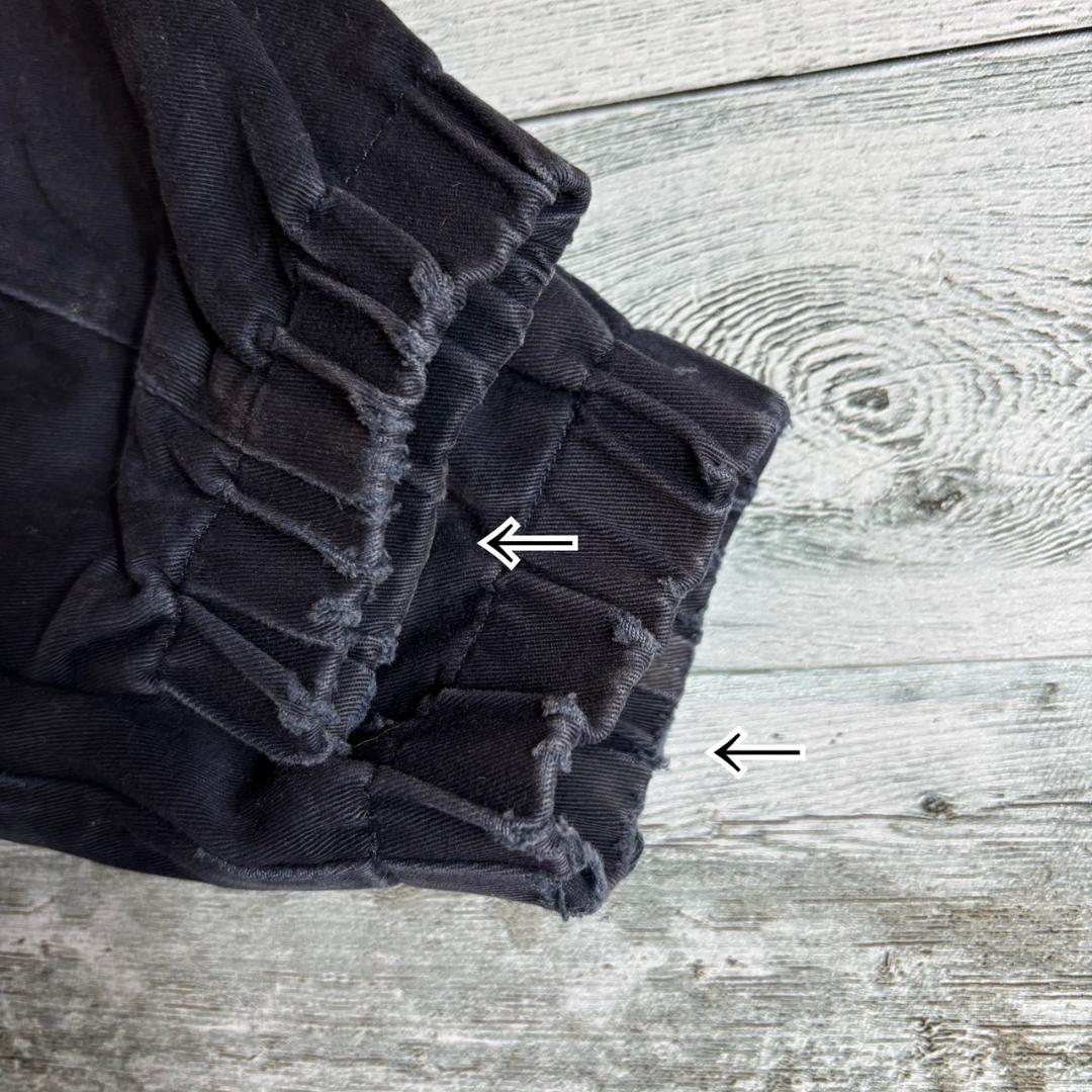 フレッドペリー ハリントンジャケット スウィングトップ 刺繍ロゴ　紺　L