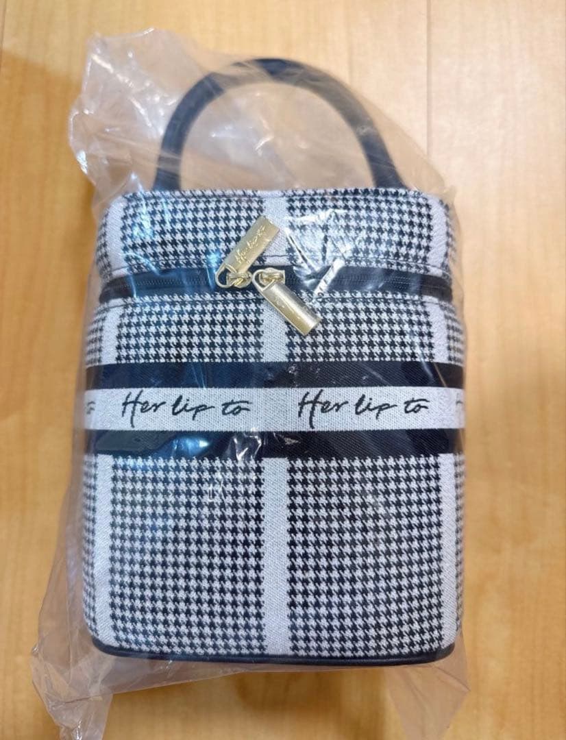 バッグ HLT Jacquard Vanity Bag silver