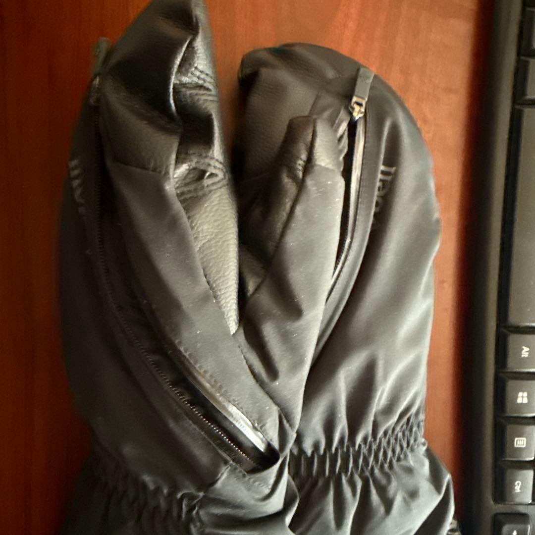 パウダー　ジップ　ミトン