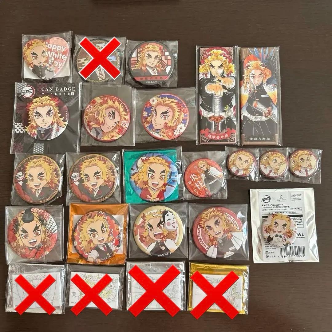 鬼滅の刃　煉獄杏寿郎　缶バッジ