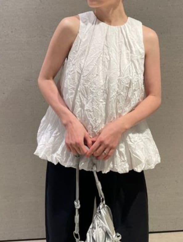 新品★エミ★ワッシャーバルーントップス　emmi atelier