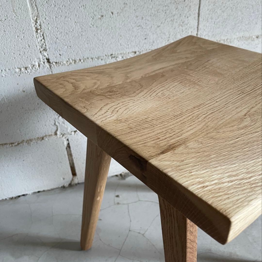 リフレッシュタイプチェア　ロータイプ　オーク無垢材　ウチダ　ナチュラル色