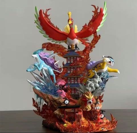 ポケモン　ホウオウ　エンテイ　スイクン　ライコウ　フィギュア