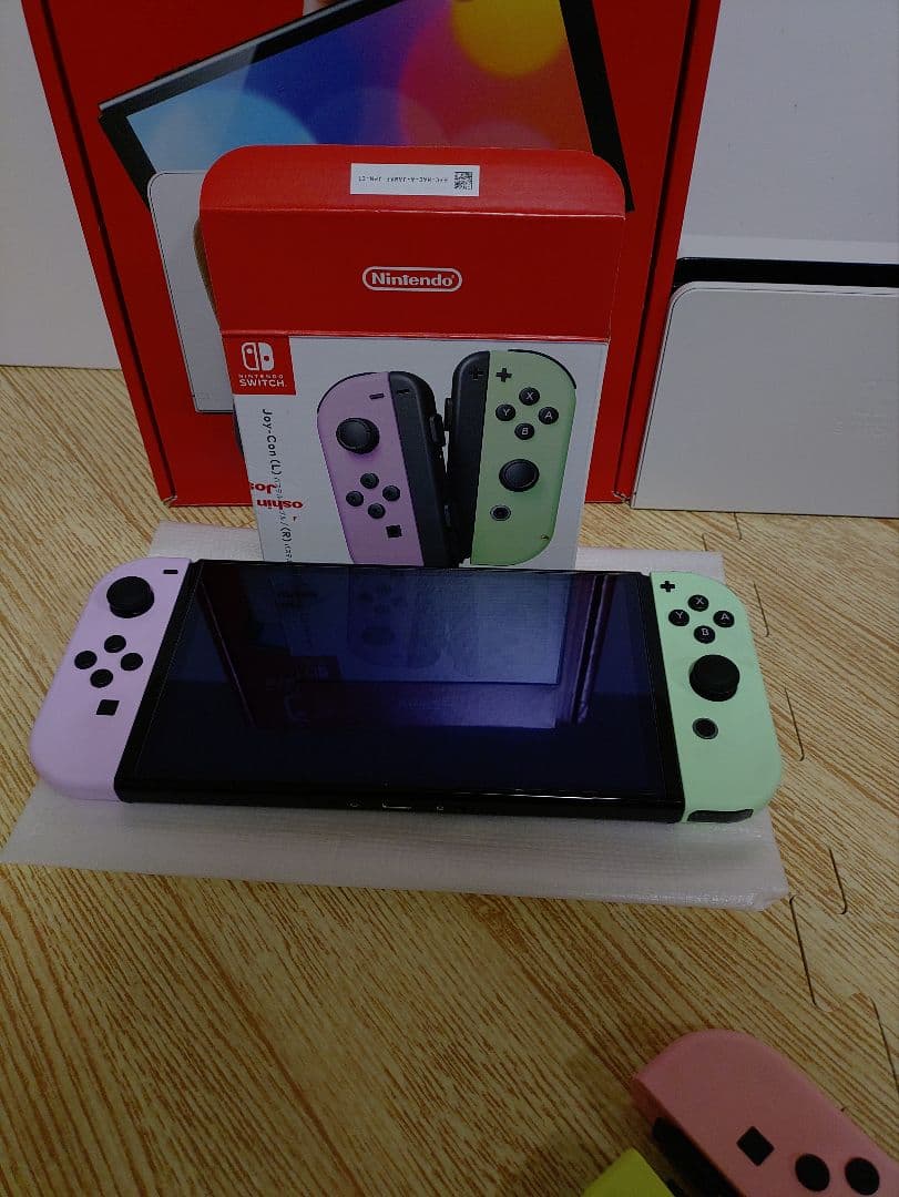 NintendoSwitch有機EL 新品SDカード 追加Joy-Con複数付