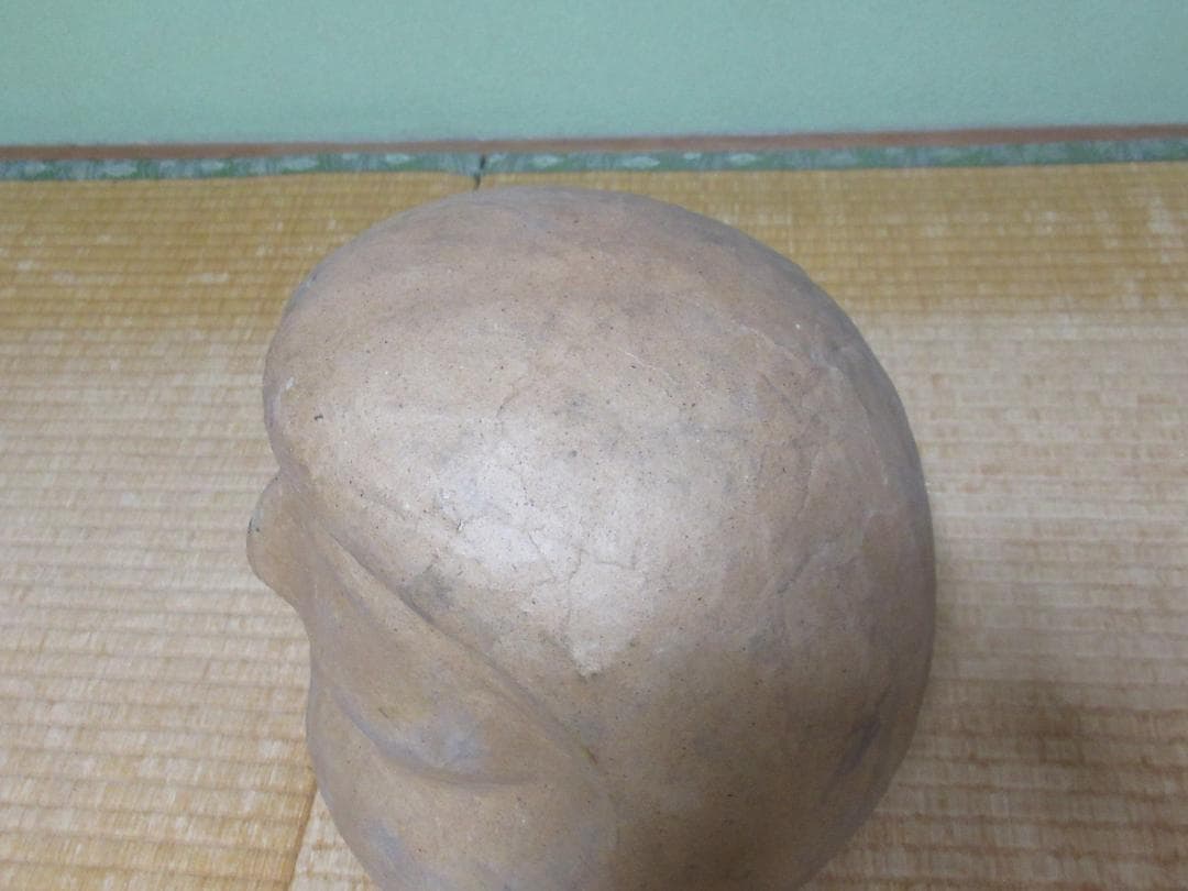 大正時代◆相州だるま/達磨 大だるま 張り子された状態 木製木型 高さ約38cm