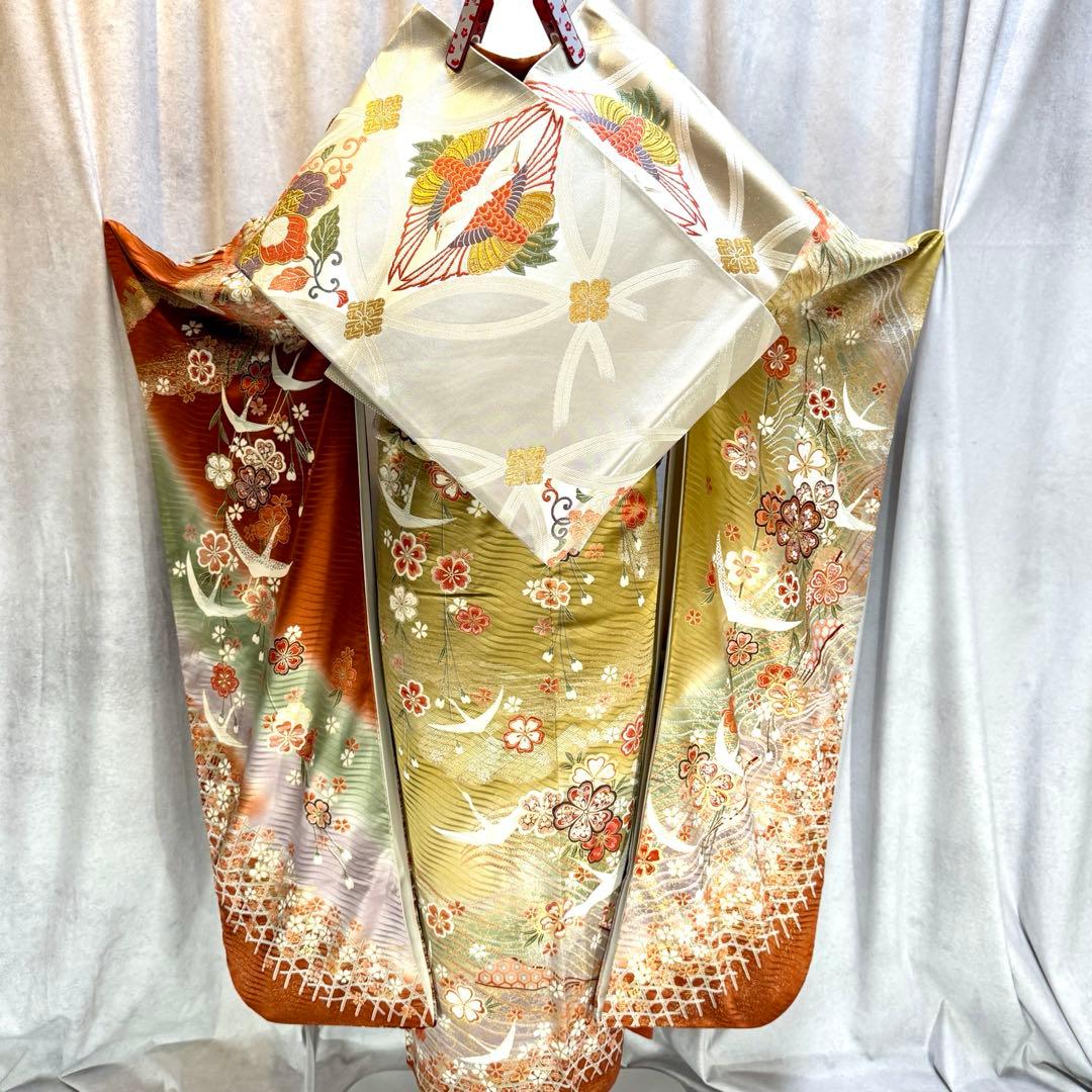 ❣️SALE❣️美品　振袖フルセット　正絹長襦袢　古典柄　153〜163