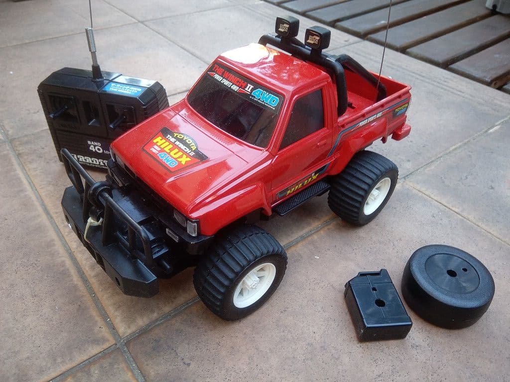 マツシロ　ザ　ウィンチ　ハイラックス　スーパーラジオトロン　ラジコン　昭和