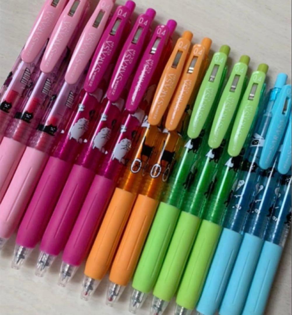 サラサクリップ　SARASA 【限定】チョコビット　猫　ねこ　ボールペン　ゼブラ