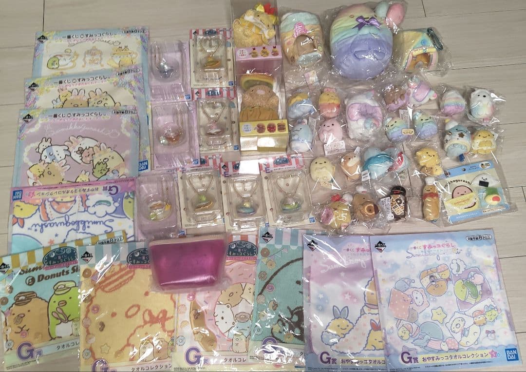 すみっコぐらし てのりぬいぐるたぴおかパーク　とかげ　ミスド他 約46点セット