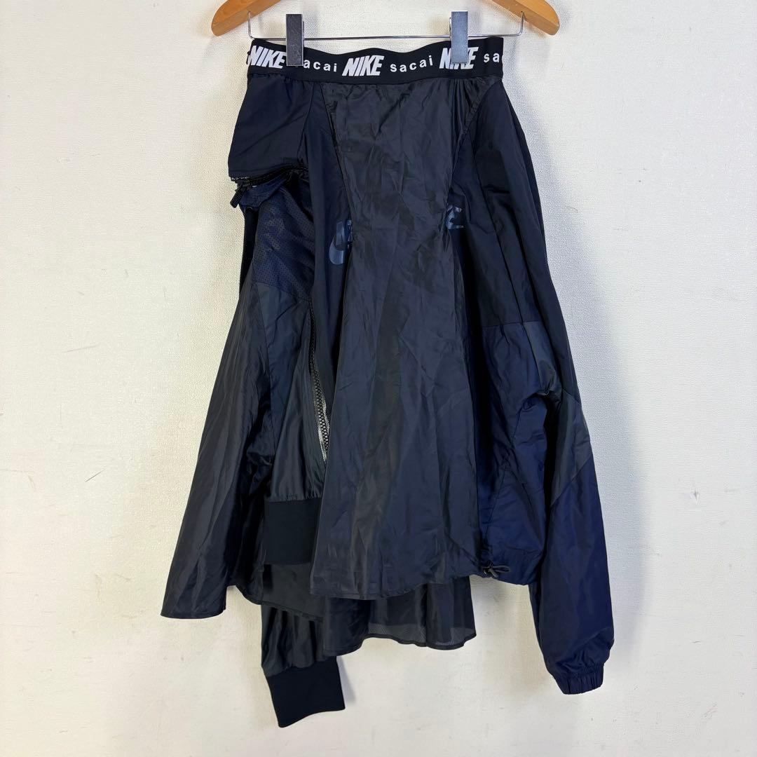 希少 NIKE × sacai 再構築ナイロンスカート CD6299 S