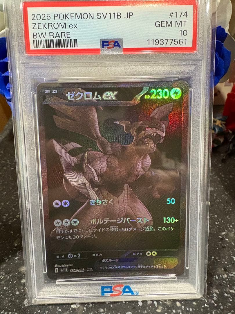 ポケモンカード　ゼクロムex bwr psa10