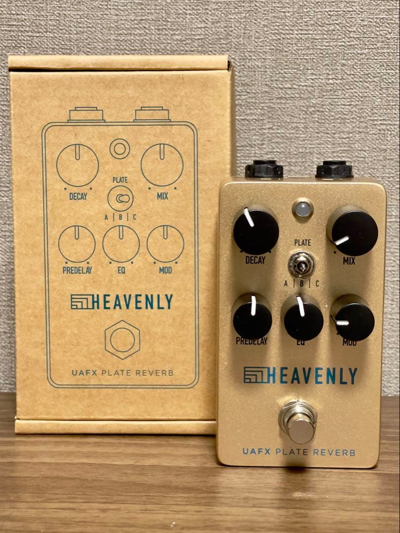 UAFX Heavenly Plate Reverb オヤイデDCケーブル付き