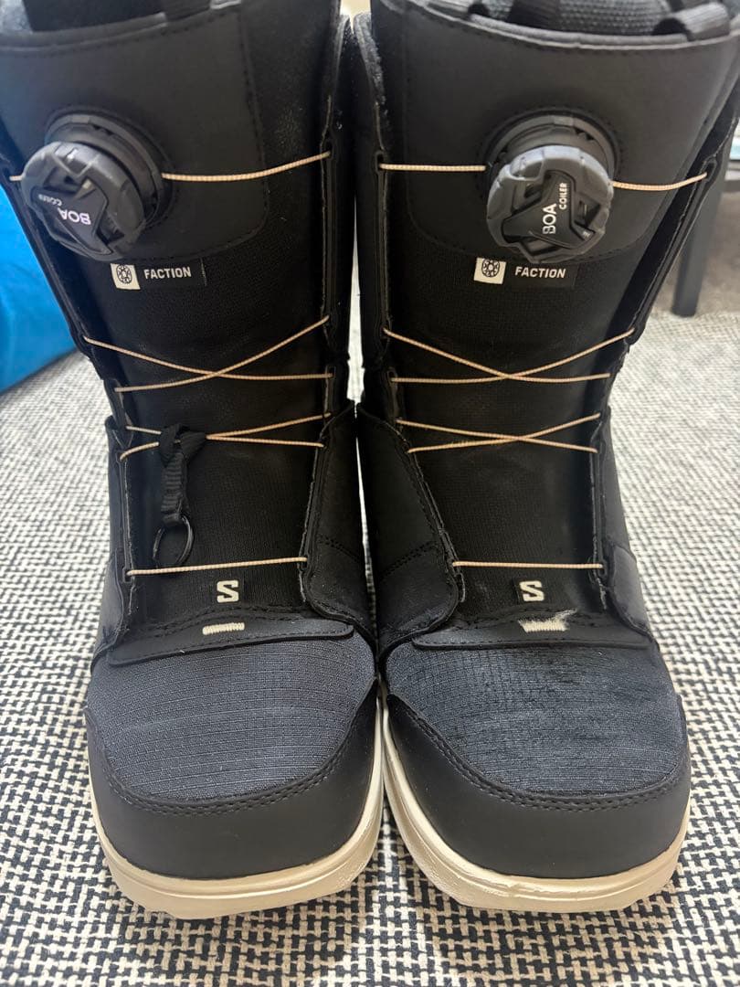 【美品】サロモン スノーボードブーツ FACTION BOA メンズ26.5㎝