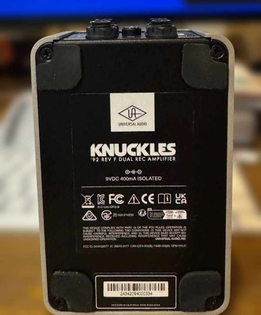 ギター Knuckles '92 Rev F Dual Rec Amplifier