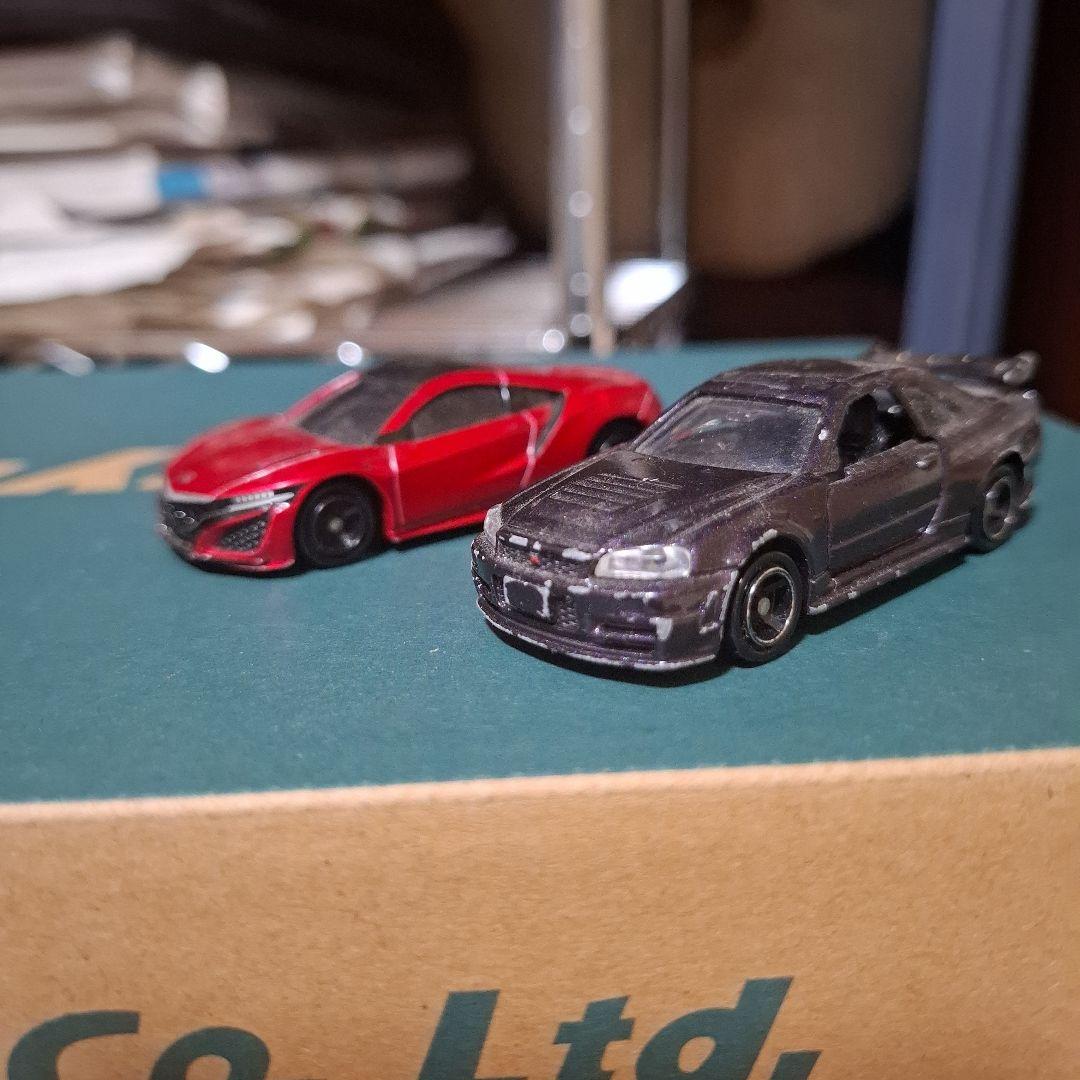 赤黒スポーツカー ミニカーセット ztune