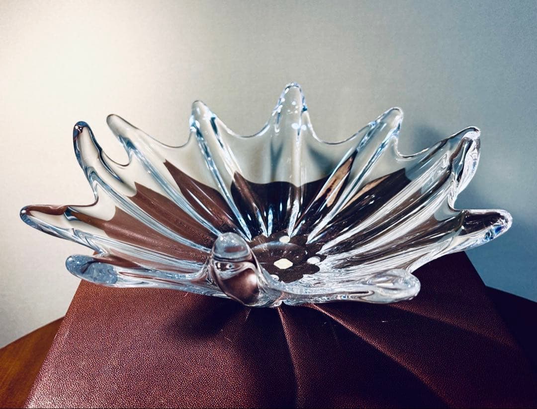 フランス　Daum ドーム　オリオン・スターフィッシュ　クリスタル・アートボウル