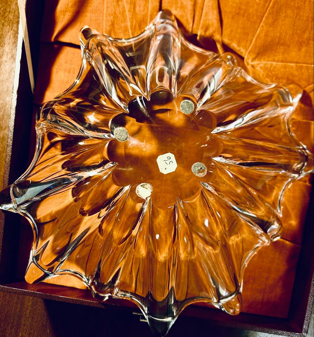 フランス　Daum ドーム　オリオン・スターフィッシュ　クリスタル・アートボウル