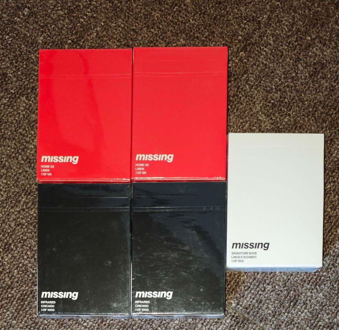 Missing トランプ5個セット