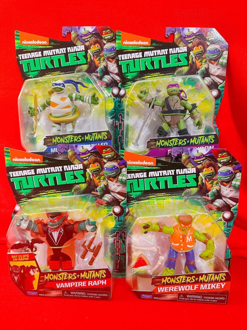 ティーンエージ ミュータントタートルズ モンスター フィギュア セット 海外限定