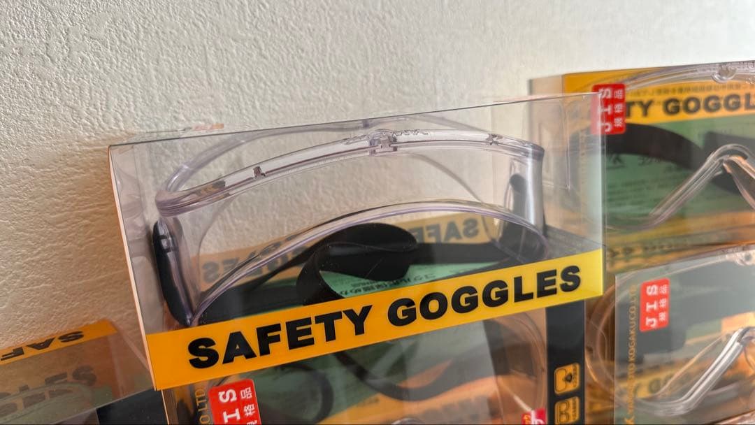 安全ゴーグル JIS規格適合 透明 未開封