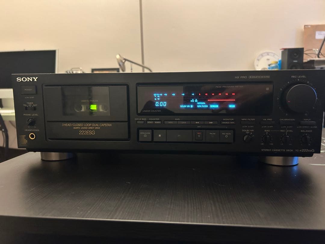 SONY 3ヘッドカセットデッキ TC-K222ESG