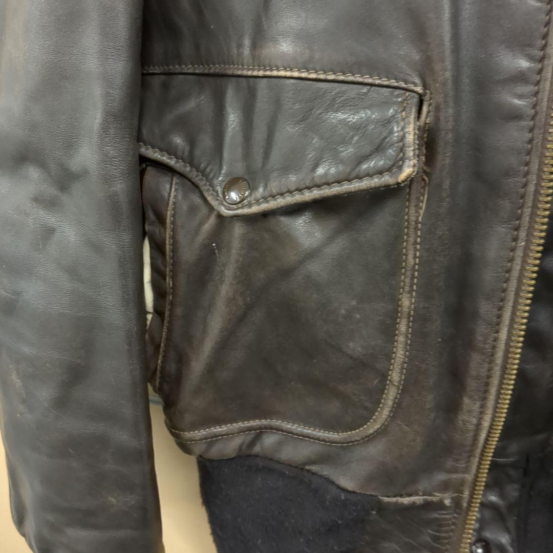 schott 184sm g-1 42 usa製 ブラウン レザージャケット