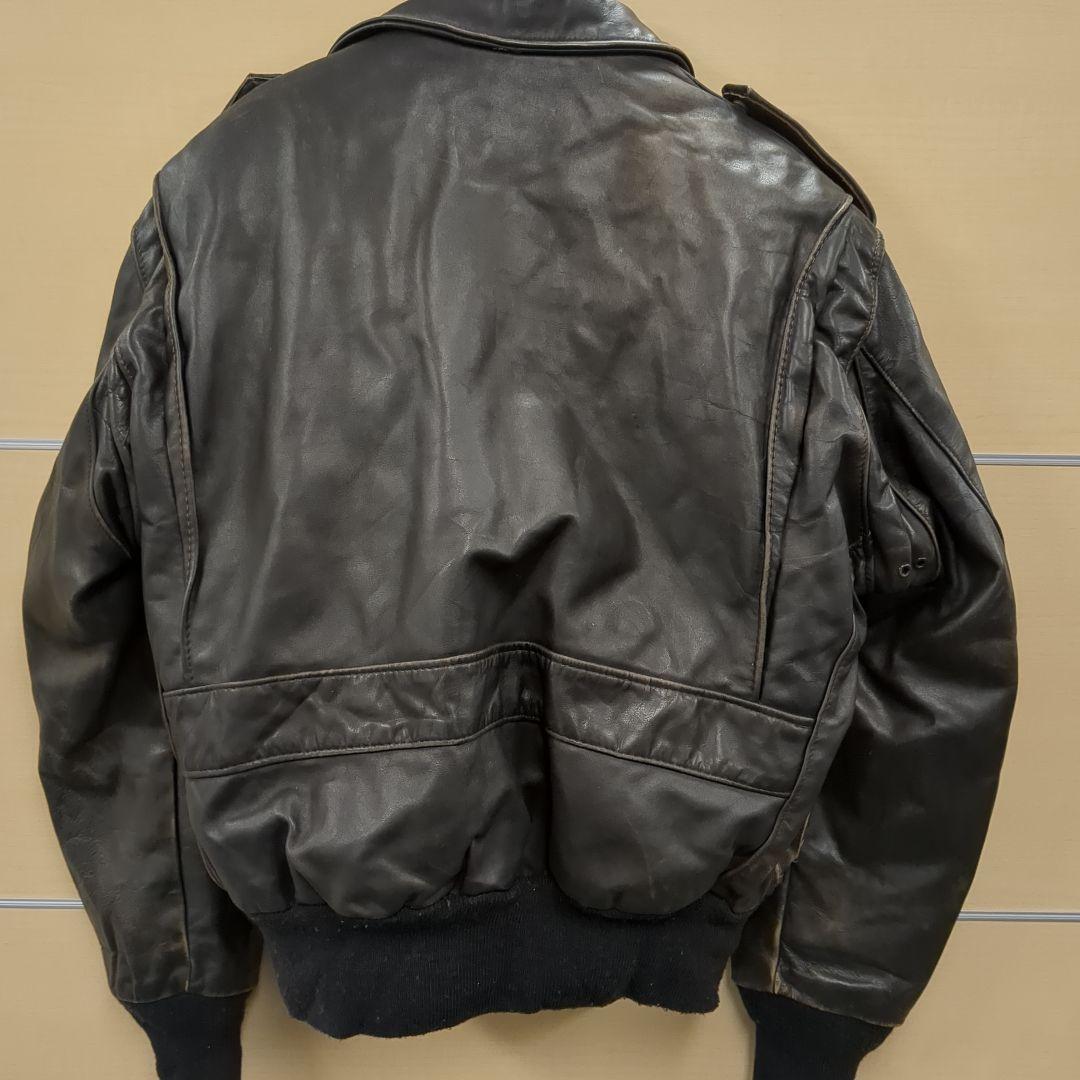 schott 184sm g-1 42 usa製 ブラウン レザージャケット