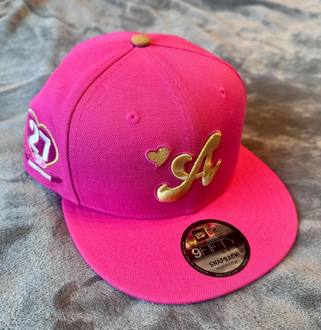 浜崎あゆみ NEW ERA 9FIFTY キャップ〈ピンク〉 27周年記念 TA