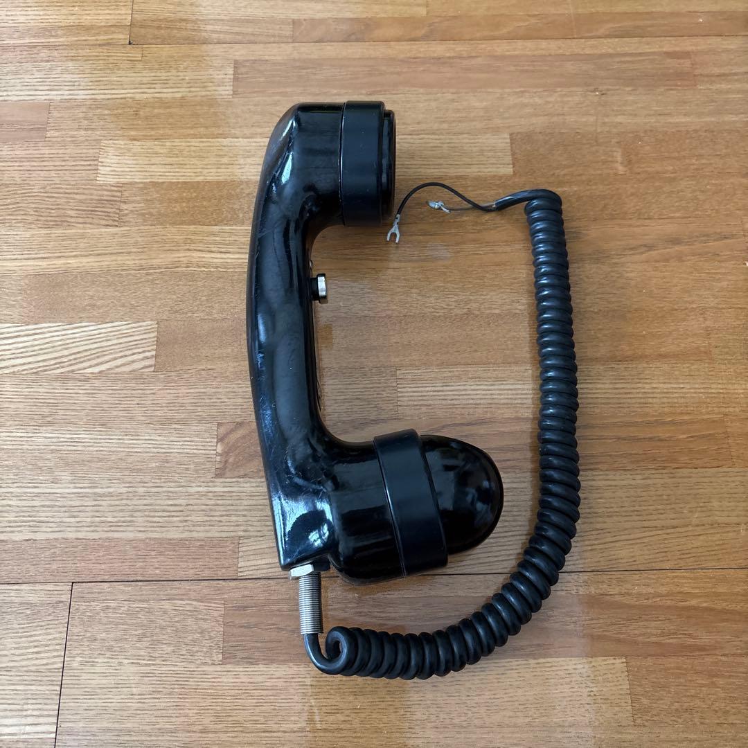 米海軍通信機器　受話器　無電池電話送話部