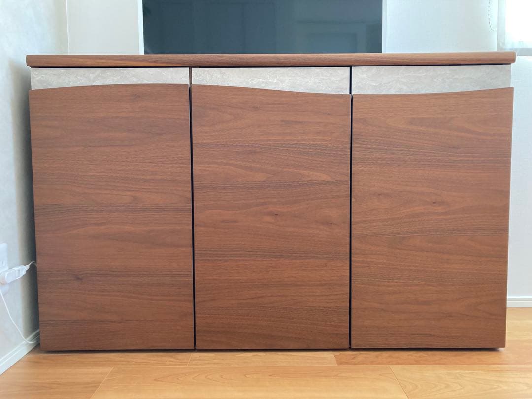 【ミノリ】大川家具 ウォルナット材 サイドボード 120cm