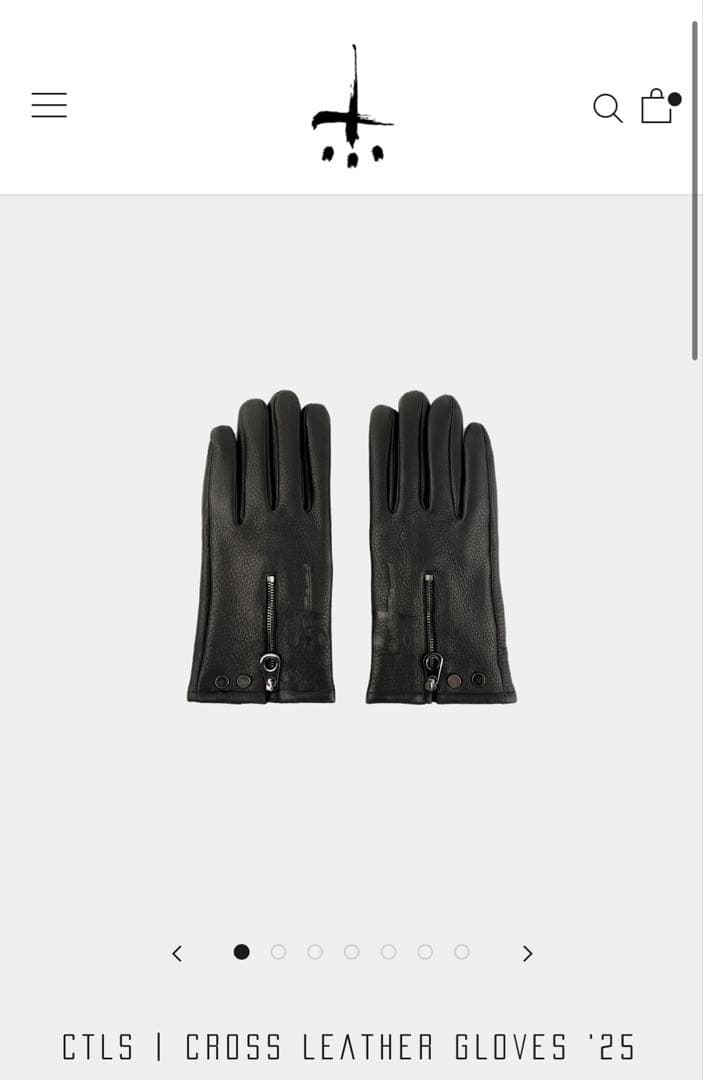 cvtvlist CROSS LEATHER GLOVES '25 ブラック