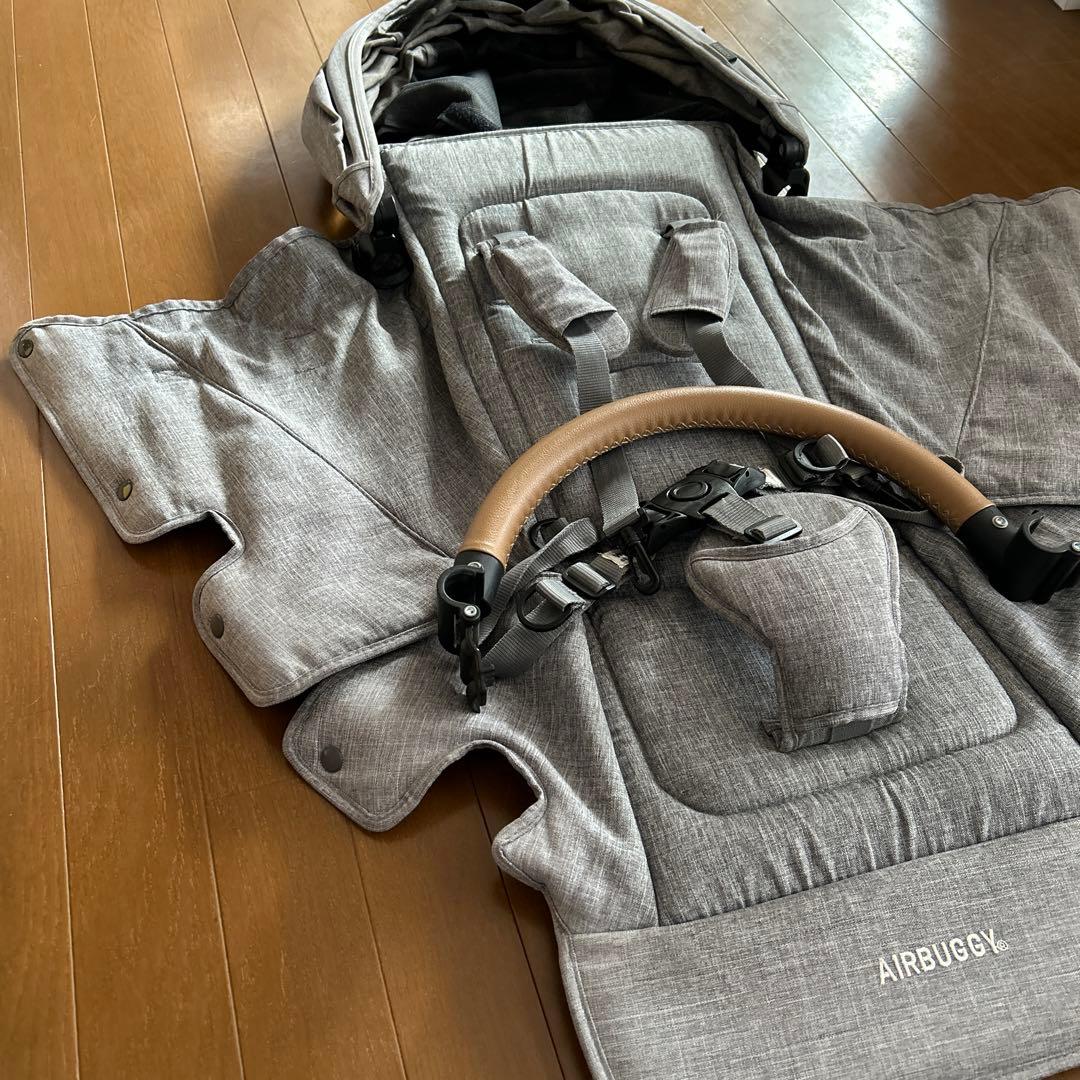 Air Buggy エアバギー　ベビーカー 着せ替えセット　アースグレー