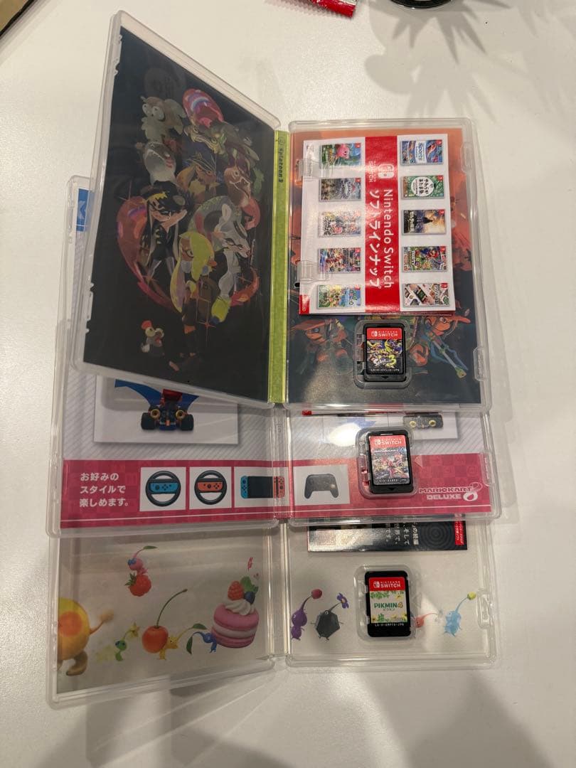 Switch マリオカート8 ピクミン4 スプラトゥーン3 セット