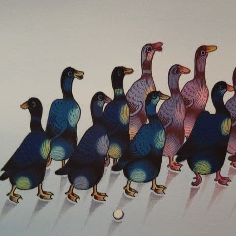 Gama氏作  鳥の絵  その2