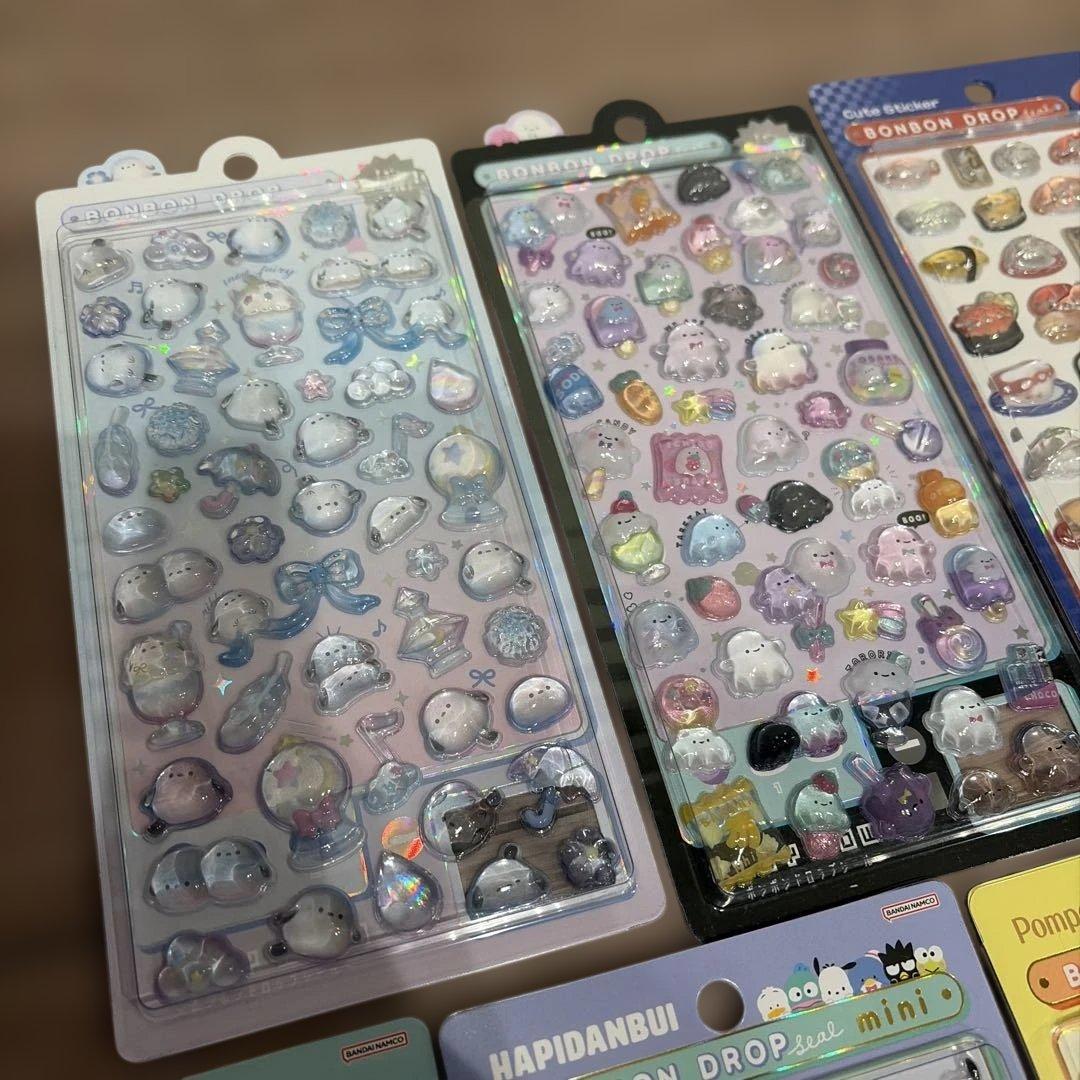 本日限定価格　正規品　ボンボンドロップシール　サンリオ/オリジナル/和柄11点