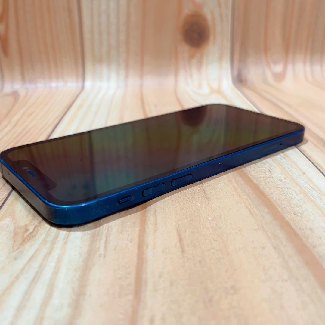 SIMフリー 本体 iPhone 12 128 GB ブルー 562 電池新品