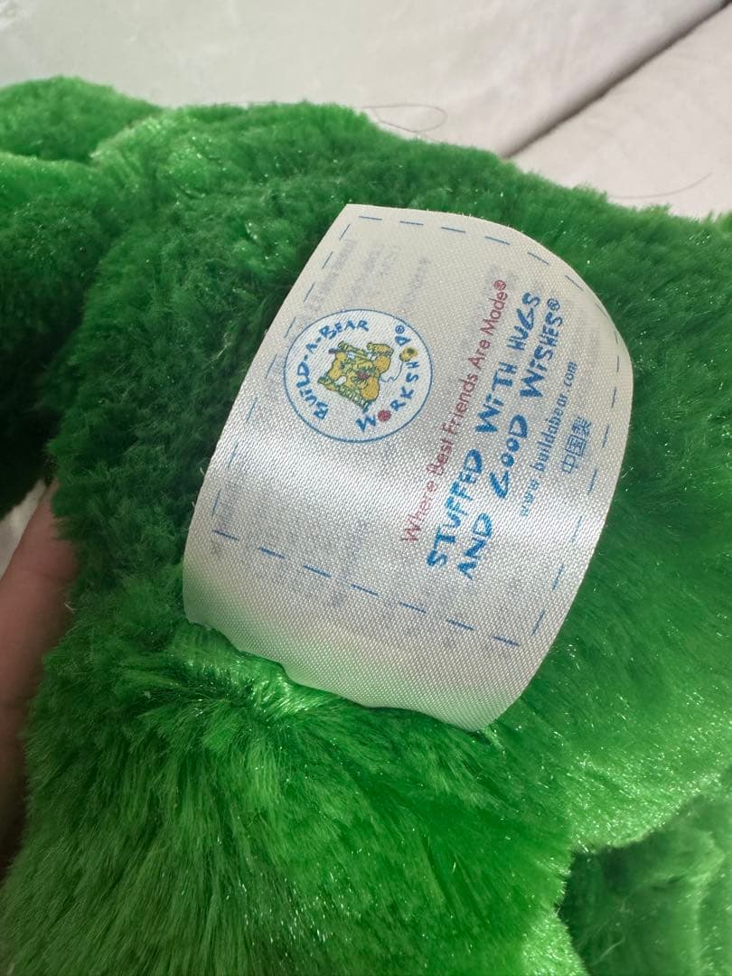 Build-A-Bear Workshop 緑色クマのぬいぐるみ