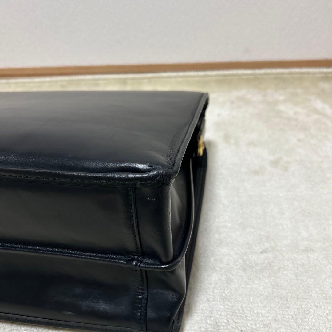 希少　ポーター　PORTER ダレスバッグ　ドクターズバッグ　オールレザー　黒