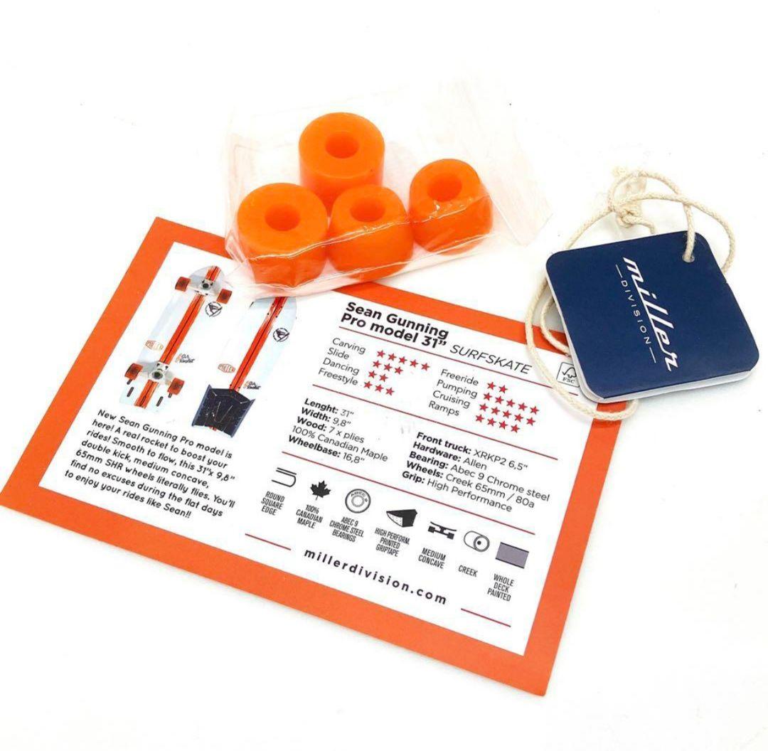 未使用 Miller Division サーフスケート Sean Gunning