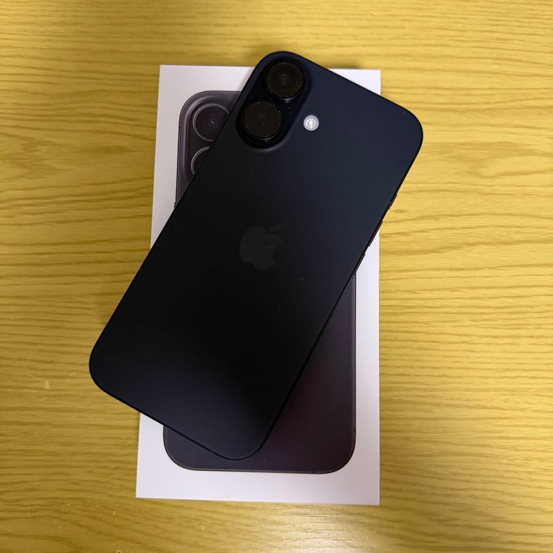 最終値下げ【極美品】iPhone16 ブラック 128GB バッテリー100%
