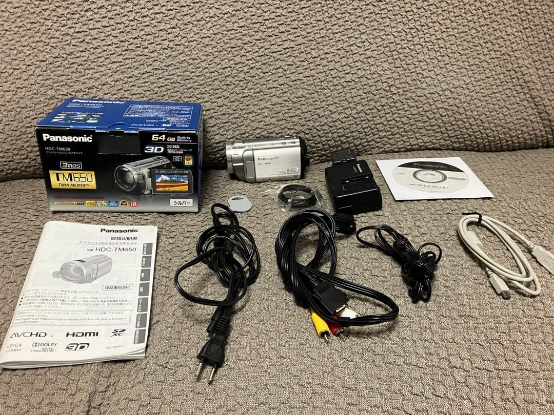 Panasonic HDC-TM650 ビデオカメラ 本体