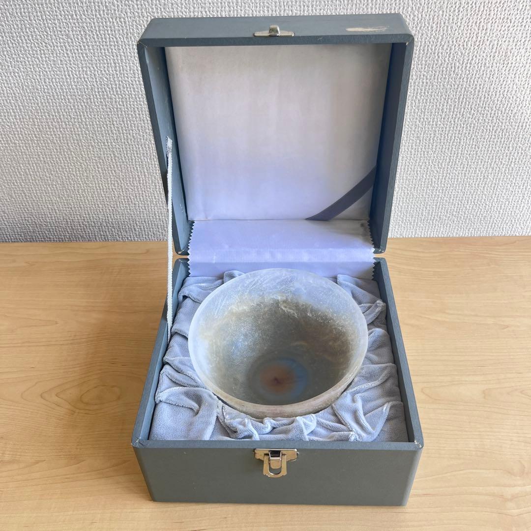 Daum France パートドヴェール ボウル 抹茶茶碗 ORPHEE 未使用