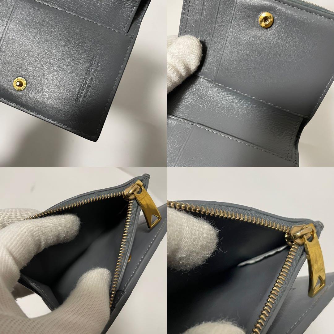 ✨️未使用級✨　Bottega Veneta マキシイントレチャート　折り財布